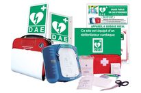 Pack complet défibrillateur HS1 Philips + trousse de secours offerte