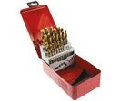 Tin Coated Drill Set,1-13mm In 0.5 Steps