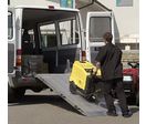 Rampe de chargement à fixer repliable