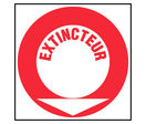 Panneau Extincteur texte - Rigide 200x200mm - 4034706