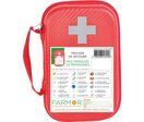 Farmor - Trousse de premiers secours 1-5 personnes EVA/PU Rouge - Complète et Compacte