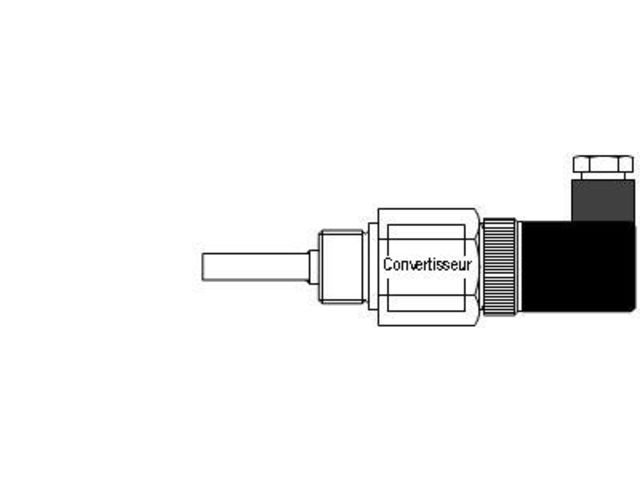 SONDE Pt100 CONNEC. GDM + CONVERTISSEUR Type 406