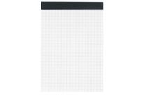 Bloc-bureau sans couverture 10,5x14,8cm petits carreaux 100 feuille 60g