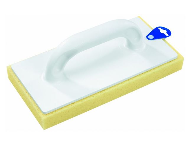 Platoir éponge jaune striée