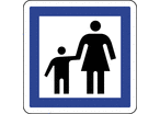 Panneau de signalisation famille