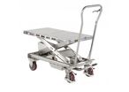 Table élévatrice manuelle inox 500 kg