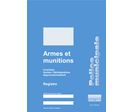 Police Municipale -  Registre des Armes et Munitions - R.ARMUN -