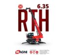 Chariot télescopique Rotatif  ( capacité 6 000 Kg  hauteur 35 mètres )  | Magni RTH 6.35 
