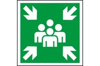 Panneau picto point de rassemblement