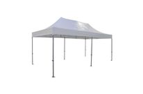 Leisure N Pleasure - Tente Aluminium Blanche 3x6m - Toit PVC M2 - Robuste et Durable