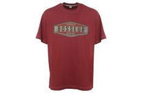 Tee-shirt Manches courtes Rouge du S à  3 XL - Bosseur