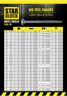 Vis bois agglo Starblock