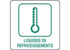 Panneau déchetterie liquides de refroidissements