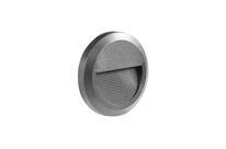 Balise LED saillie Ronde 2W 220V 55° IP65 pour Escalier - Blanc Chaud 2300K - 3500K / Gris