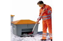 Bac à sel ou sable en polyester avec ouverture 400 litres : COF400FVO