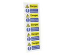 Danger Isolate Sign, 40x60mm