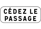 Panonceau cédez le passage M9c