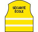 Gilet de signalisation avec marquage 2 faces