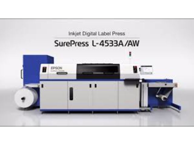 Presses numériques à étiquette jet d'encre couleur