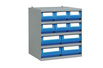 Casier rangement métallique avec 10 tiroirs Multibox P500