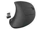 Mobility Lab - Souris sans fil ergonomique verticale noire - Droitier - Taille M - 1000-1600 dpi - 6 boutons