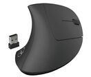 Mobility Lab - Souris sans fil ergonomique verticale noire - Droitier - Taille M - 1000-1600 dpi - 6 boutons