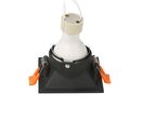 Support encastrable Spot Carré Noir Mat pour Ampoule GU10