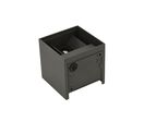 Applique Murale Graphite Grise 12W Double Faisceau IP65 Cube - Blanc Neutre 4000K - 5500K