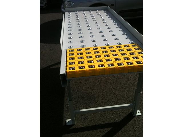 table à galet et à billes