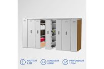 Meuble de stockage coulissant | Mobirac XL