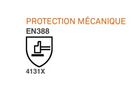 Gant en maille sans coutures résistante à la coupure avec enduction en polyuréthane | GDY471
