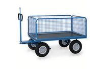 Char à bras avec treillis métallique et œillet de traction | Fetra France