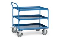 Chariot à plateaux tôlés avec rebord | Modèle 4930 