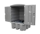 EMP - Box de stockage plastique pour fûts 1100 L - Rétention 1100 L, Résistant Acides Bases, Recyclable, Garantie 3 ans