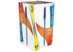 Boite de 100 Stylos bille Papermate Inkjoy 100 pointe 1 mm Bleu