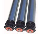 Rouleaux à pignons pour convoyeur motorisé