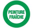 Panneau Peinture fraiche - Rigide Ø80mm - 4021263
