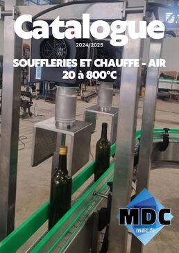 Soufflerie et chauffe-air de 20 à 800°C