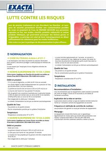 Equipements de sécurité (Douches, lave-yeux, rayonnage)