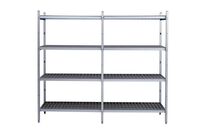 Matfer - Kit de Rayonnage de Départ - 1730x1015x425mm - Charge 90kg/tablette - Pour produits alimentaires