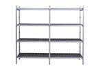 Matfer - Kit de Rayonnage de Départ - 1730x1015x425mm - Charge 90kg/tablette - Pour produits alimentaires