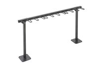 Mottez - Râtelier pour 9 trottinettes - Métal Anthracite - 119x20x59cm - Support 2 roues