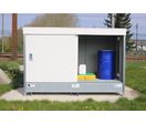 Armoire de stockage en rétention pour fûts et IBC