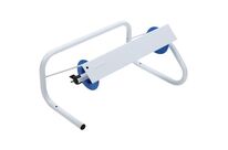 Manutan Expert - Distributeur d&amp;#039;essuyage industriel mural - Acier poudré blanc - Capacité 1 rouleau - 260mm