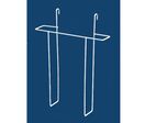 Porte-Brochures Fil Blanc A4 (L.220 mm) pour Grilles