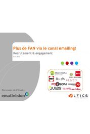 Catalogue Livres blancs : Recrutez plus de FAN via le canal emailing !