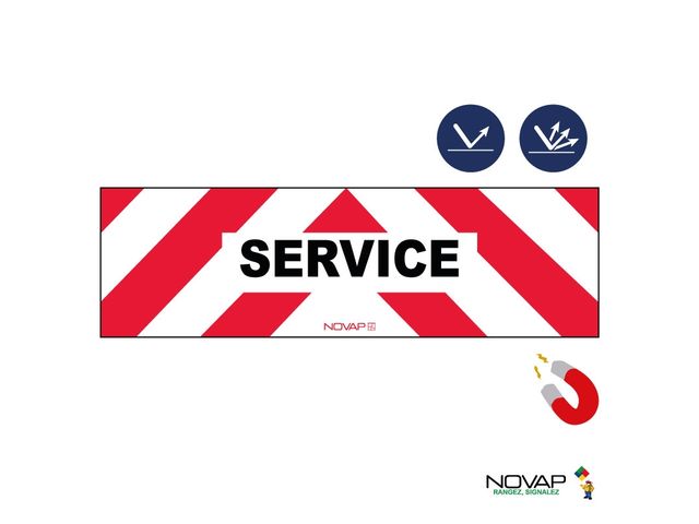 Panneaux d’interventions - Service - Magnétique - Novap