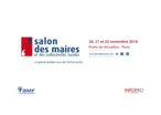 Venez nous rendre visite sur le Salon des Maires du 20 Novembre au 22 Novembre 2018, Porte de Versailles - Paris - Pavillon 4 mobilier urbain Stand E20