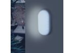 Pack de  5 - Applique LED Murale 20W Blanche Ovale IP65 - Blanc Froid 6000K - 8000K