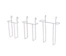 Porte-Brochures Fil Blanc A4 (L.220 mm) pour Grilles